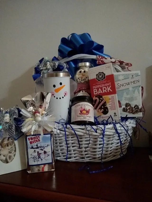 Snowman Basket